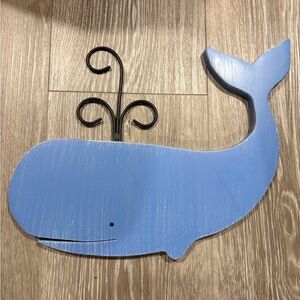 Charming Blue Whale Wall Hook